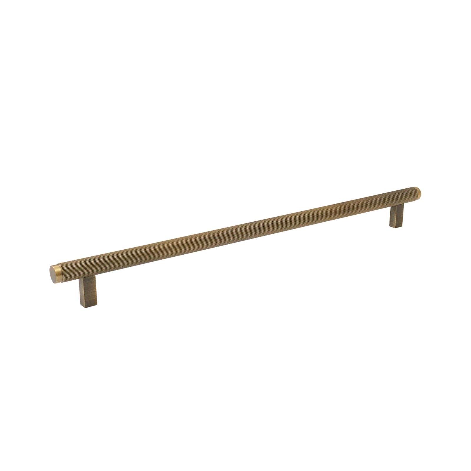 Momo Bellevue Lined Bar Pull Dark Brushed Brass  BVPLD160.DBB - The Blue Space