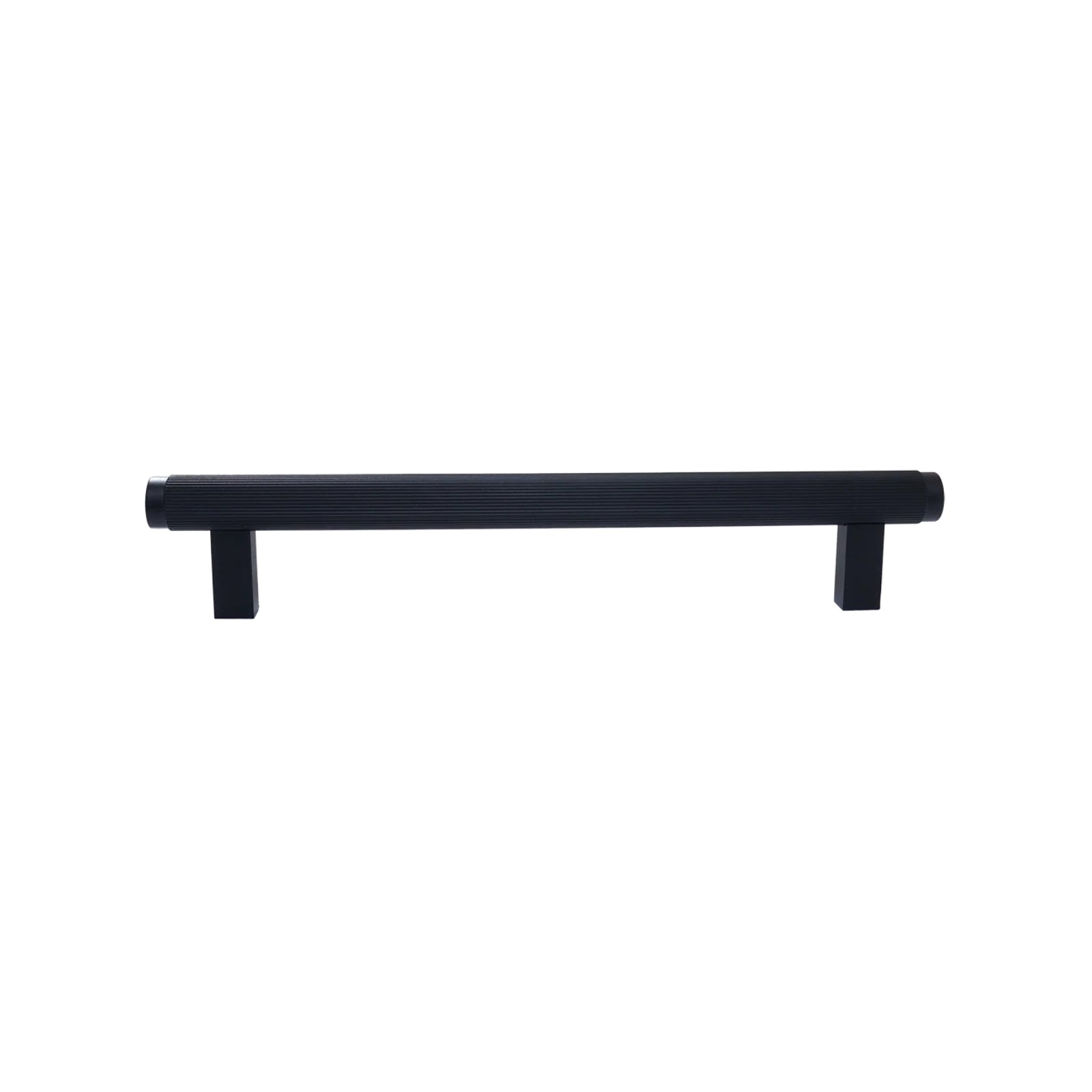 Momo Bellevue Lined Bar Pull Matte Black P-BVPLD160.MBL - The Blue Space