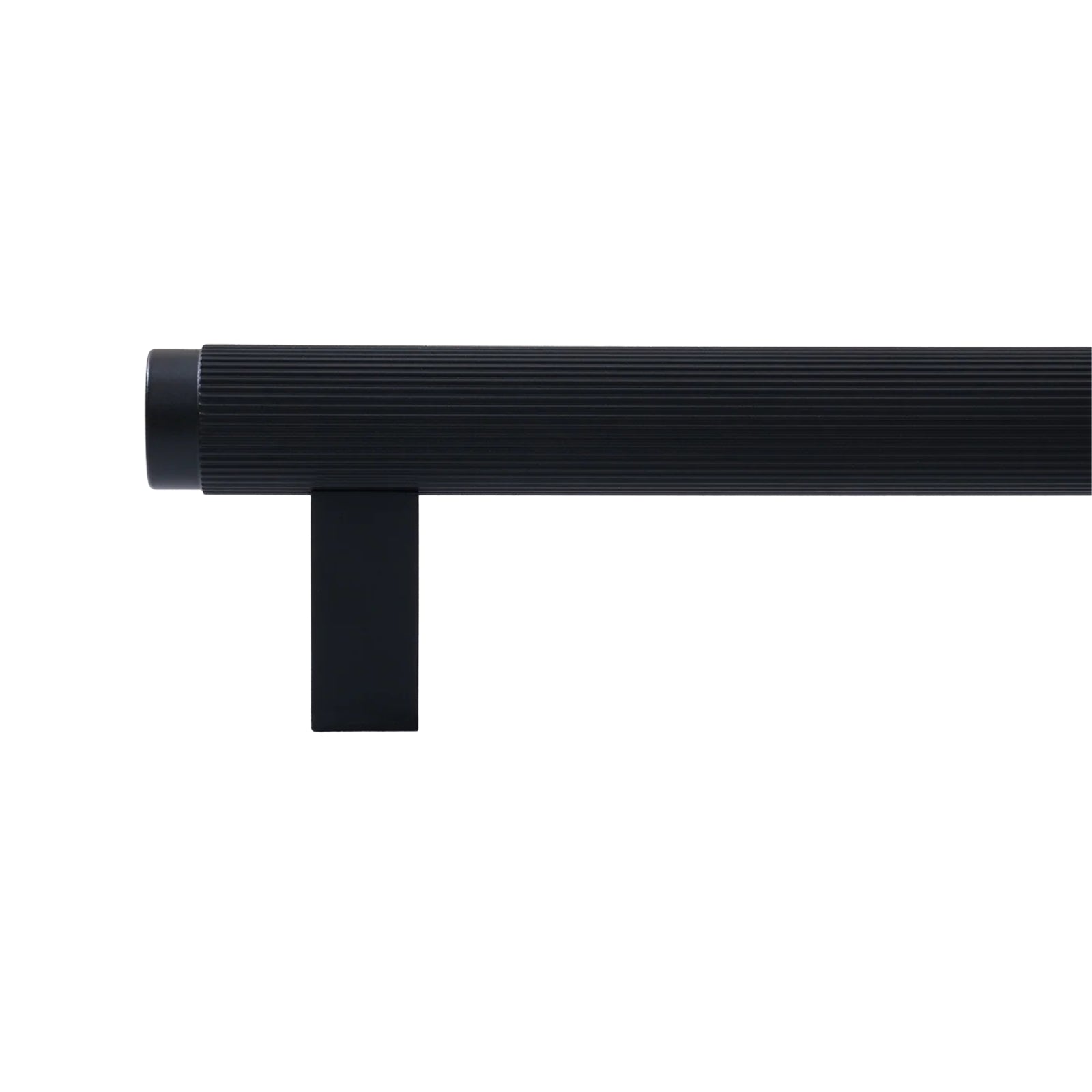 Momo Bellevue Lined Bar Pull Matte Black P-BVPLD160.MBL - The Blue Space