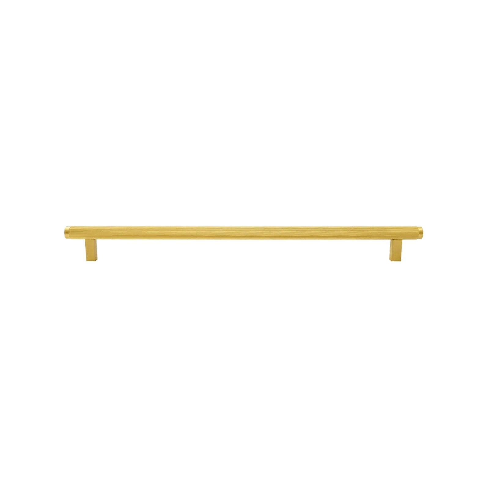 Momo Bellevue Lined Bar Pull Satin Brass P-BVPLD160.BSB - The Blue Space