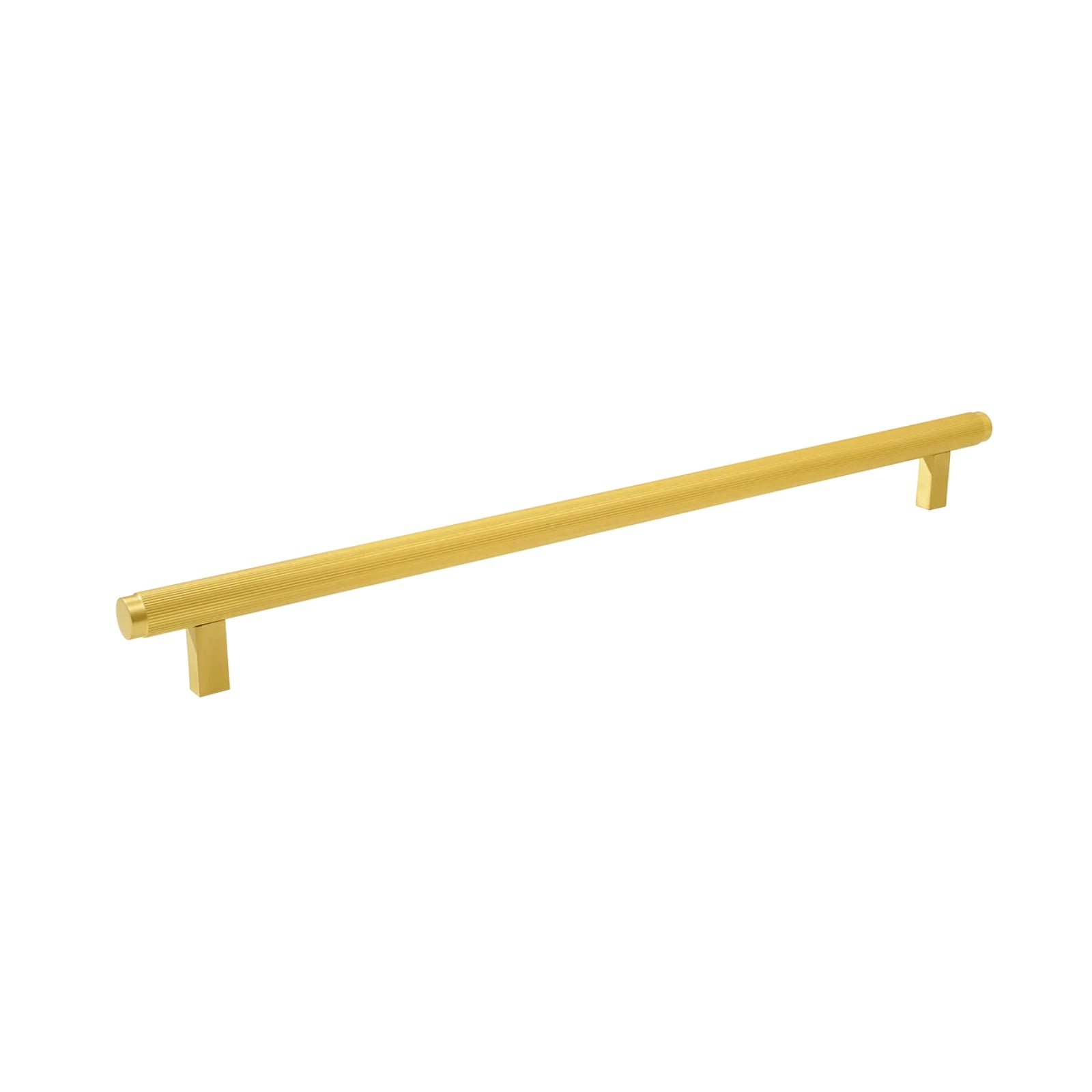 Momo Bellevue Lined Bar Pull Satin Brass BVPLD320.BSB - The Blue Space