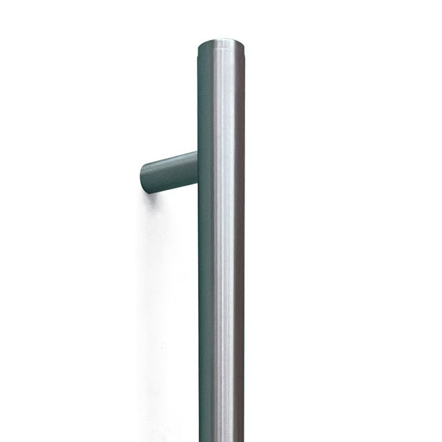 Momo Bellevue Plain Door Pull Handle 600mm Dull Brushed Nickel