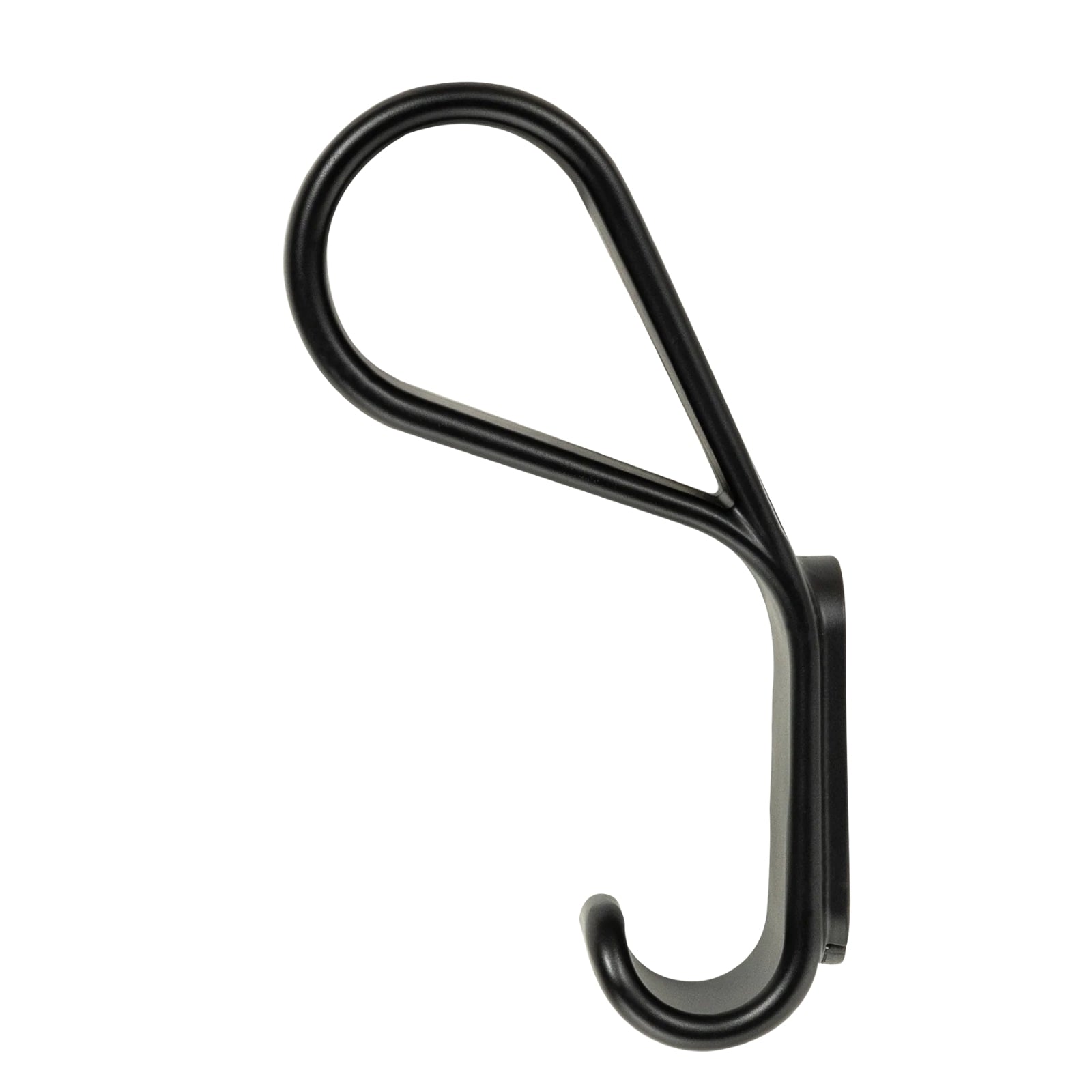 Side View Momo Belt Wall Hook 65mm Matte Black B7039.065.MBL - The Blue Space