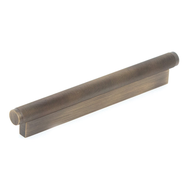 Momo Brighton 160mm Solid Brass Knurled Pull Handle Dark Brushed Brass BSPKN160.DBB - The Blue Space