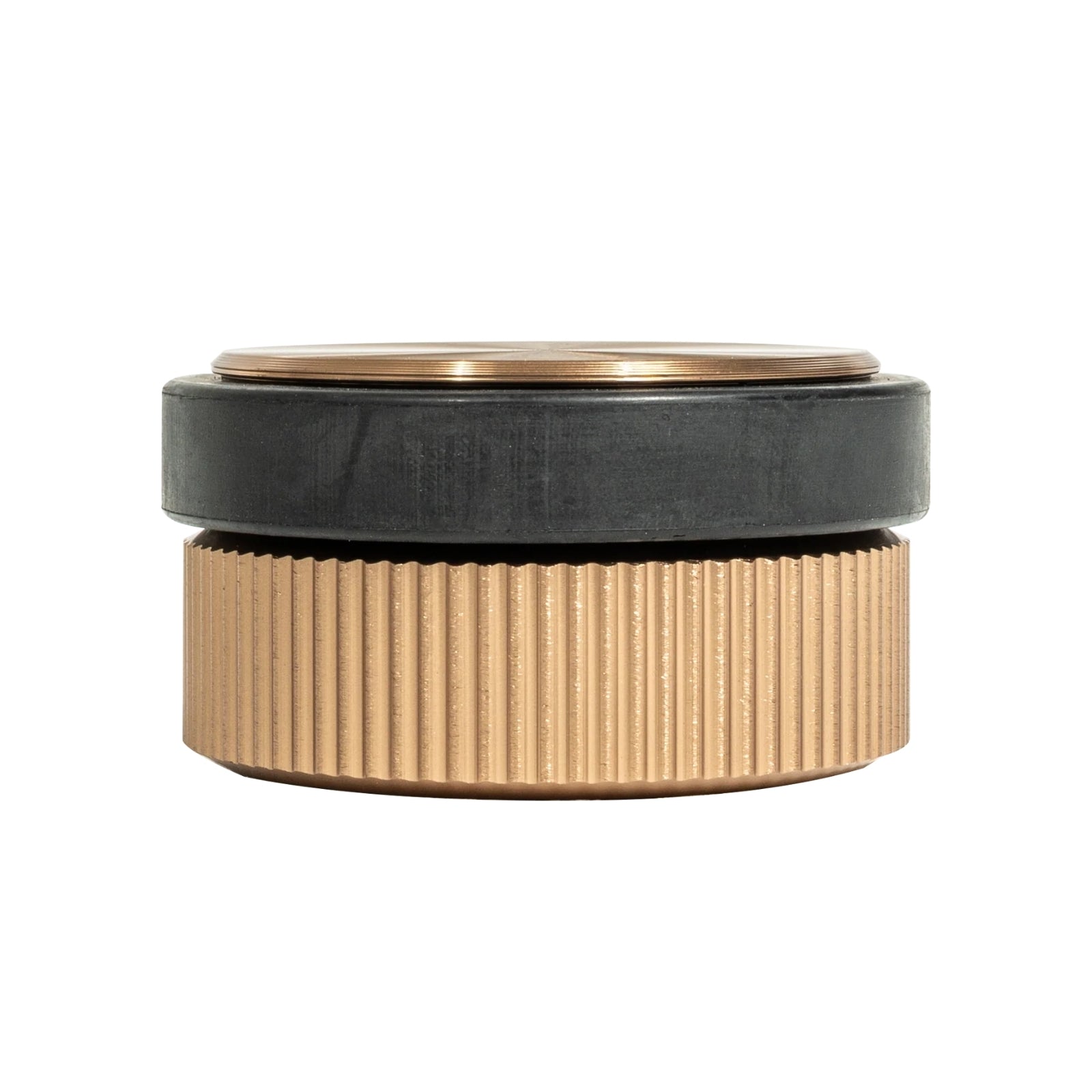 Side View Momo Brooklyn Door Stop 62mm Brushed Dark Brass BKN8021.062.BDB - The Blue Space