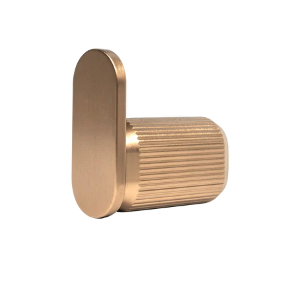 Momo Handles Brooklyn 40mm Wall Hook Brushed Dark Brass