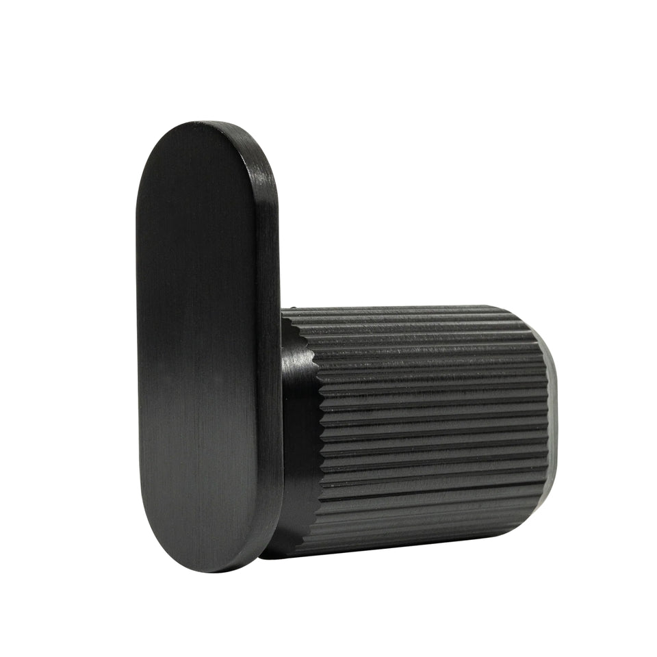 Momo Handles Brooklyn 70mm Wall Hook Brushed Black