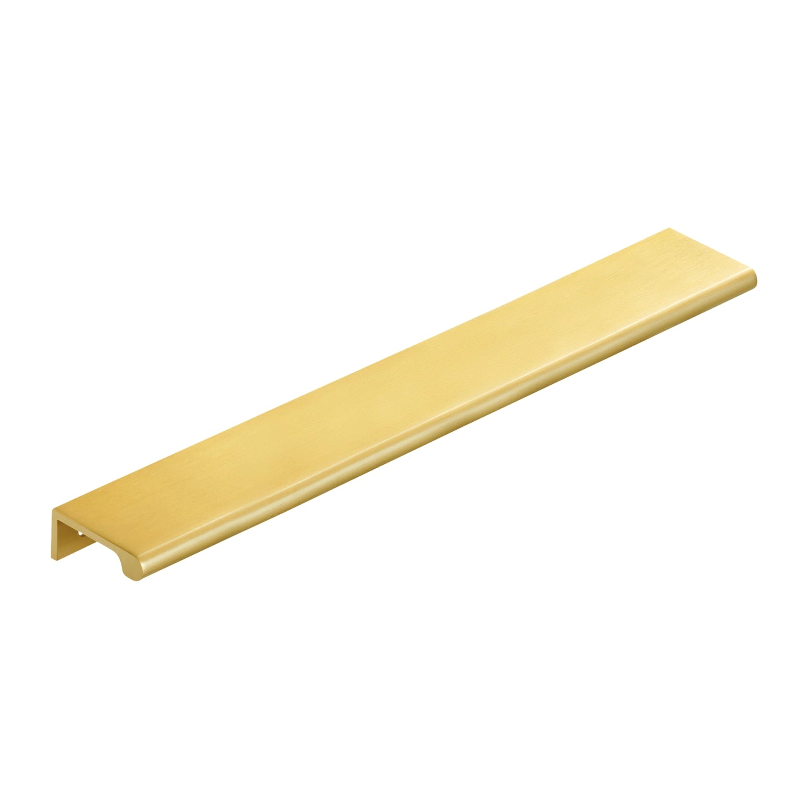 Side View Momo Chelsea Lip Pull Handle Brushed Satin Brass CHLP.256.BSB - The Blue Space