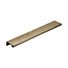 Side View Momo Chelsea Lip Pull Handle Dark Brushed Brass CHLP.256.DBB - The Blue Space