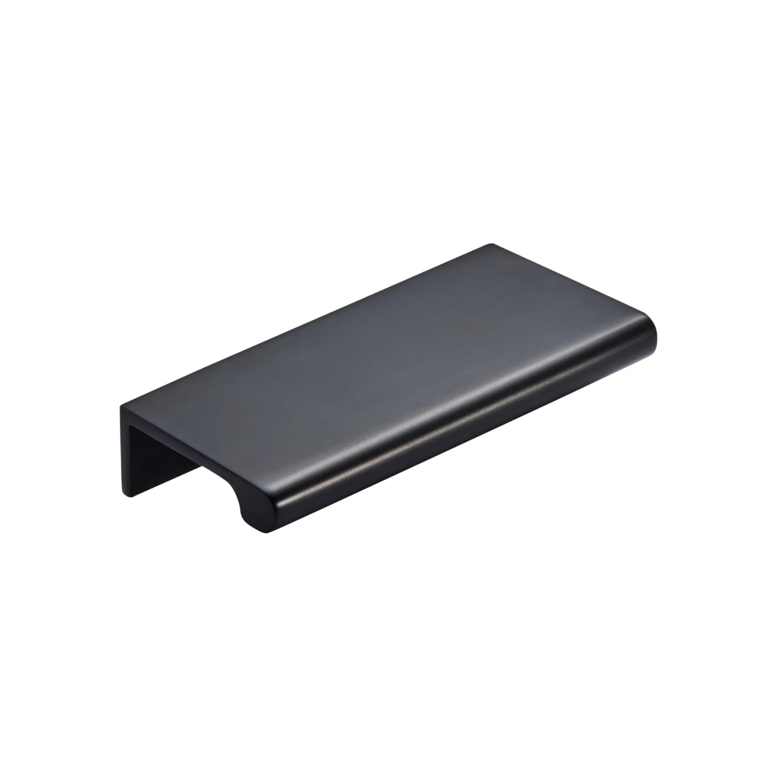 Side View Momo Chelsea Lip Pull Handle Matte Black
 CHLP.096.MBL - The Blue Space