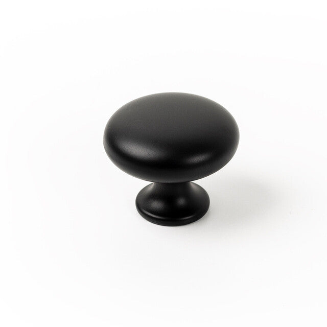 Momo Duke Round Knob 31mm Matte Black DO393.31.MBL - The Blue Space