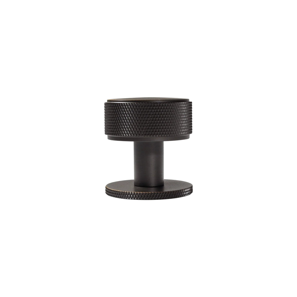 Momo Handles Belgravia 35mm Knurled Round Knob Dark Bronze