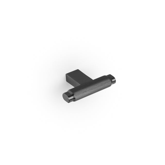 Momo Handles Brooklyn T Knob 55mm Black Titanium