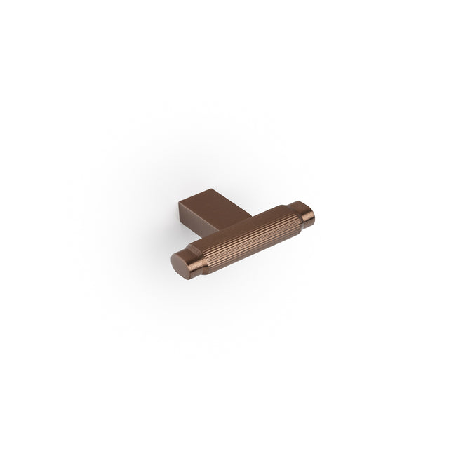 Momo Handles Brooklyn T Knob 55mm Brushed Bronze BKN0676.055.BRBZ - The Blue Space