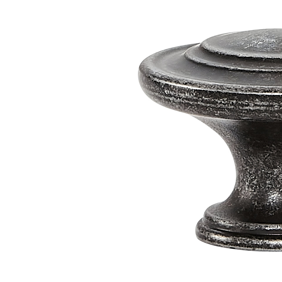 Momo Handles Florencia Concentric Knob 33mm Charcoal
