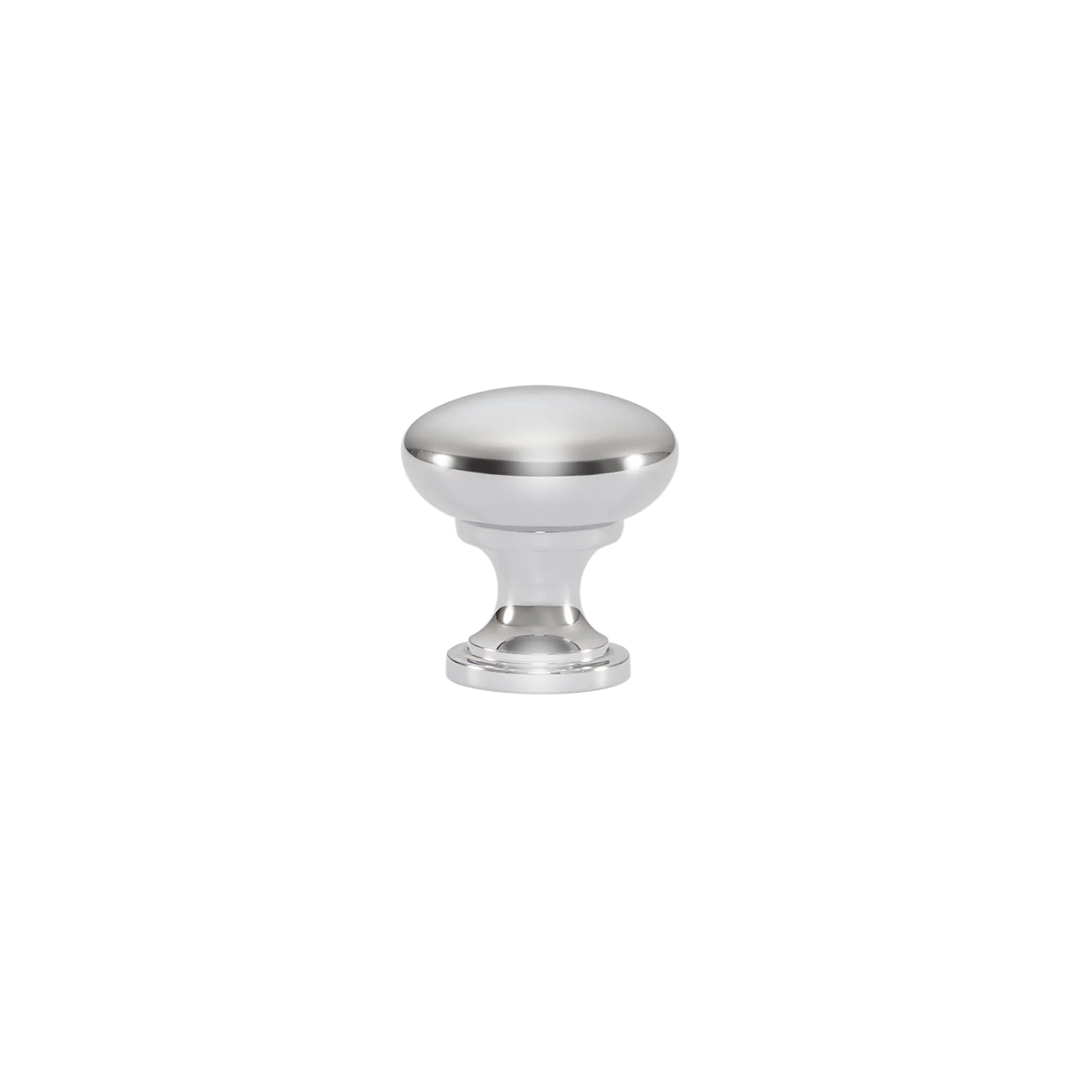 Side View Momo Handles Florencia Plain Knob 30mm Chrome Plated CTMK.CP.FG - The Blue Space