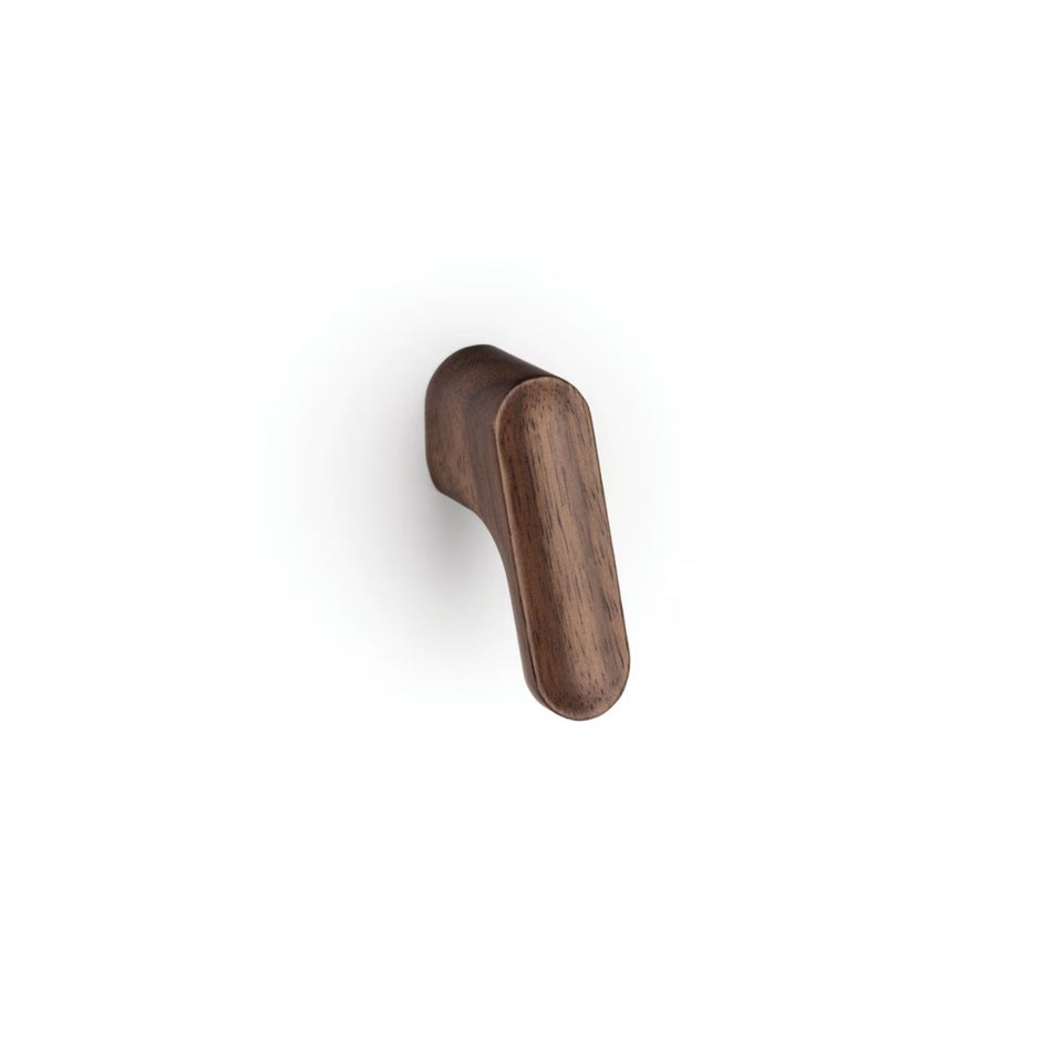 Momo Handles Luv Wood 51mm Angled Knob Walnut