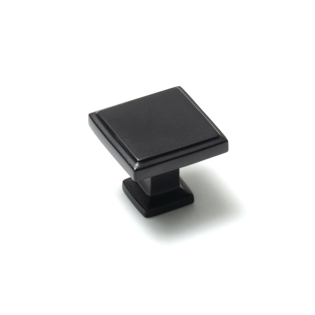 Momo Lucca Square Knob 30mm Matte Black