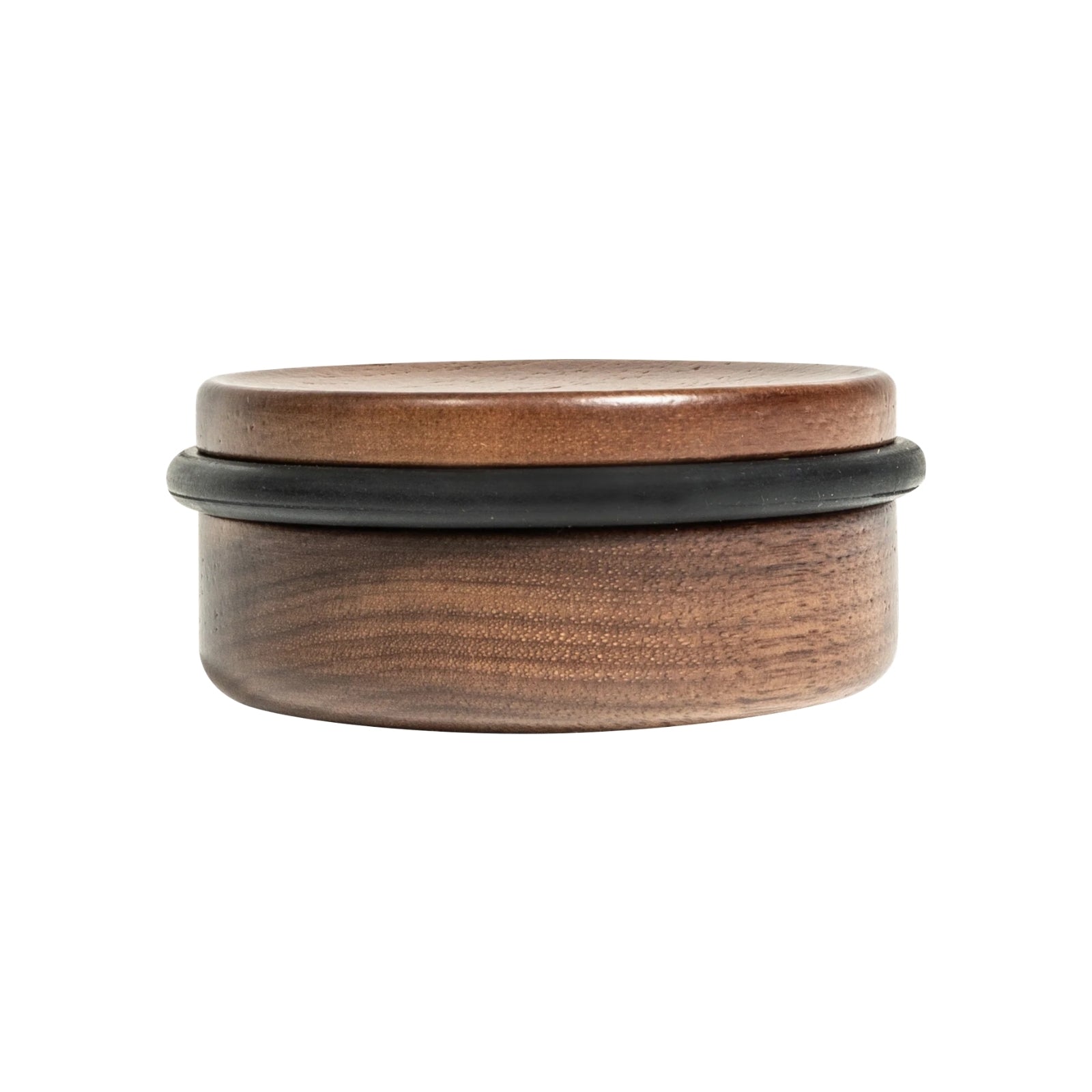 Side View Momo Luv Wood Door Stop 71mm Walnut L8018.071.WN - The Blue Space