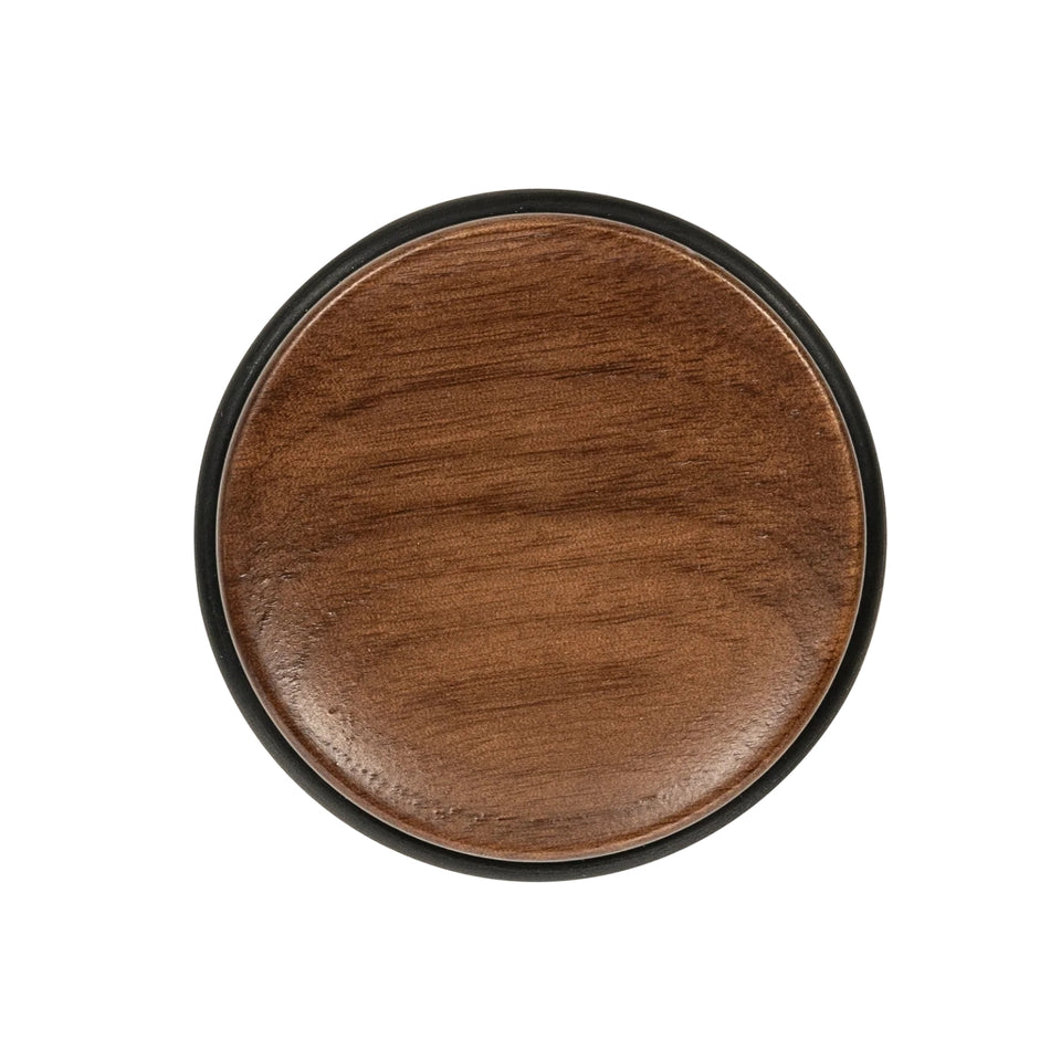 Momo Handles Luv 71mm Wood Door Stop Walnut