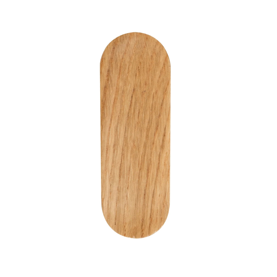 Momo Handles Luv Wood 50mm Wall Hook Oak