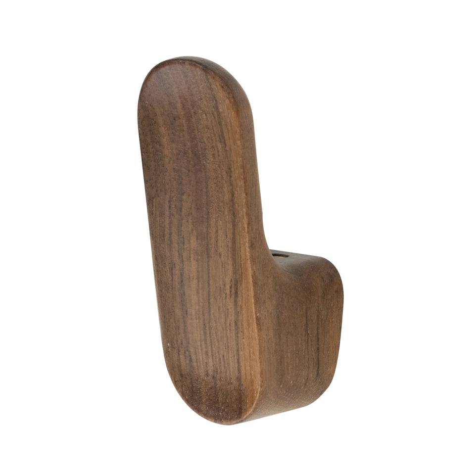 Momo Luv Wood Wall Hook 50mm Walnut
