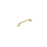 Momo New Prato Bow Handle 128mm Hole Centres Brushed Matt Brass NPB978.128.BMB - The Blue Space