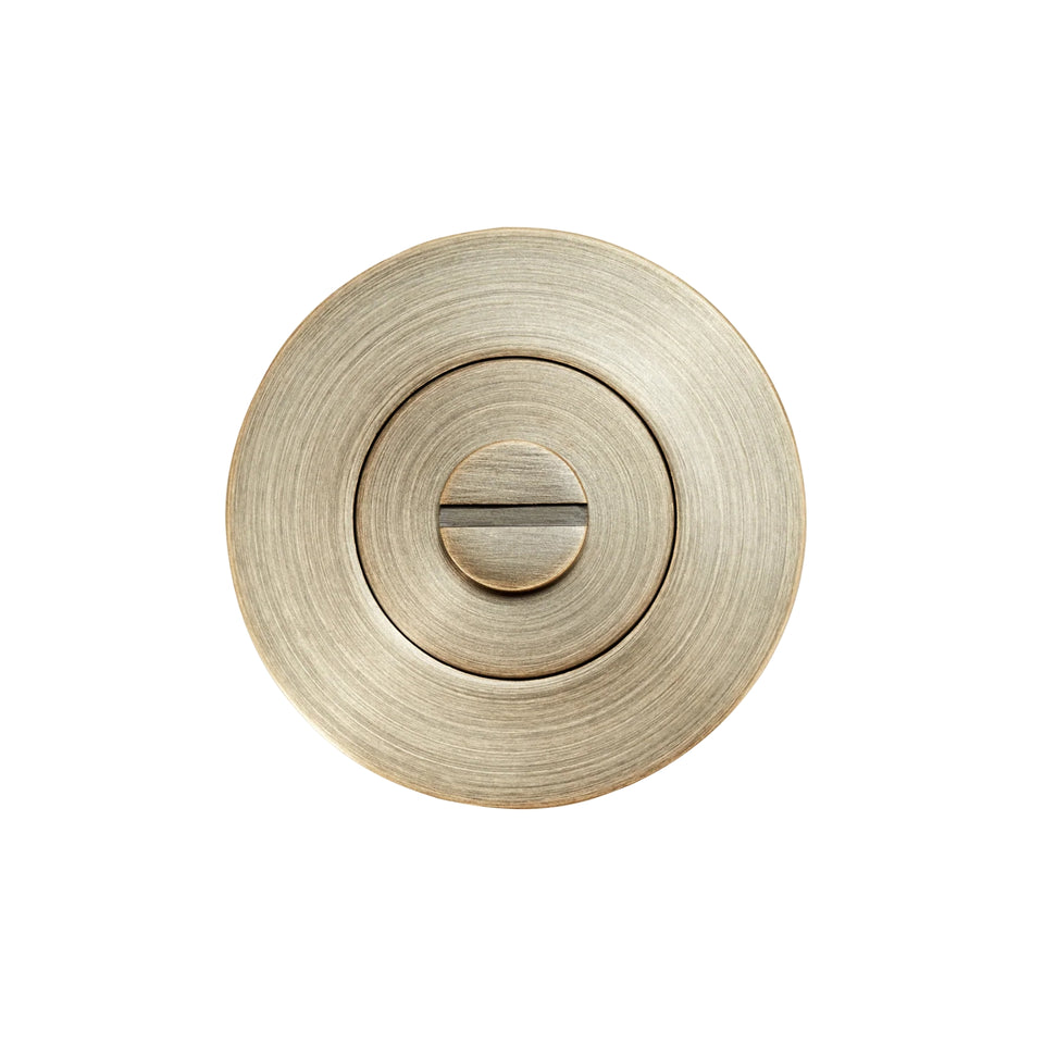 Momo Privacy Thumb Turn Set Dark Brushed Brass