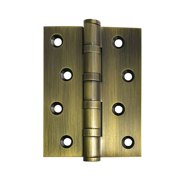 Momo Solid Brass Hinge 100mm X 76mm Dark Brushed Brass