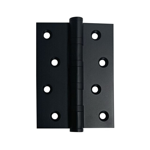 Momo Solid Brass Hinge 100mm X 76mm Matte Black