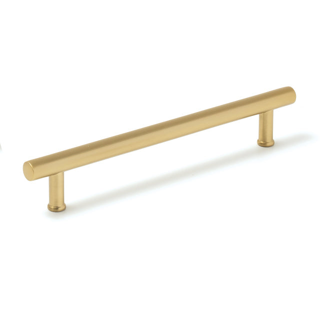 Momo Strano D Handle Brushed Satin Brass