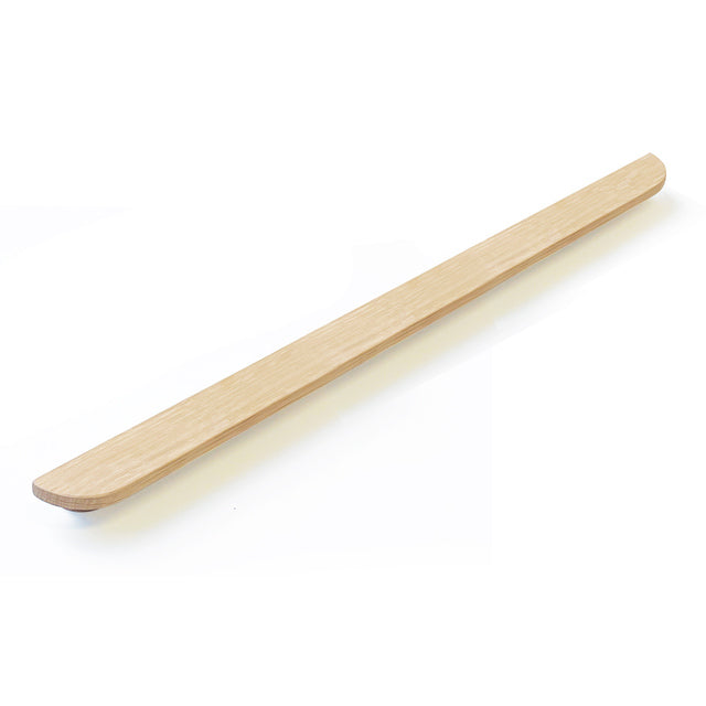 Momo Sydney Timber Pull Handle 400mm American Oak Raw SPH400.AORW - The Blue Space