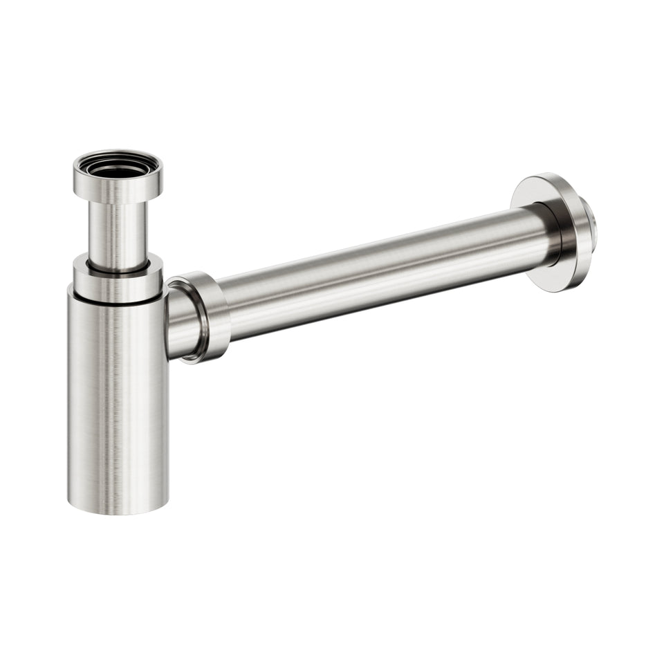Nero 40mm Round Bottle Trap II Brushed Nickel