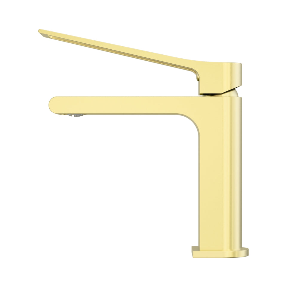 Nero Bianca Care Basin Mixer Brushed Gold