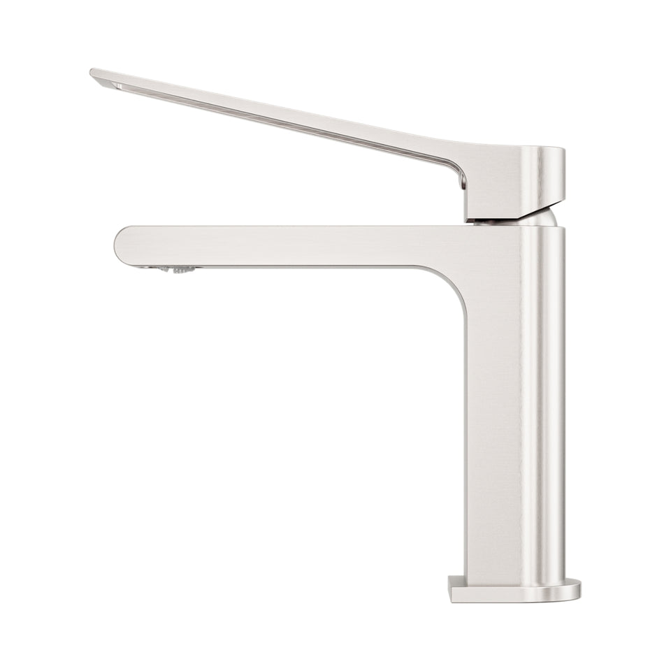 Nero Bianca Care Basin Mixer Brushed Nickel
