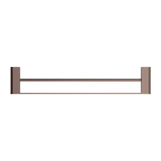 Nero Bianca Double Towel Rail 600mm Brushed Bronze