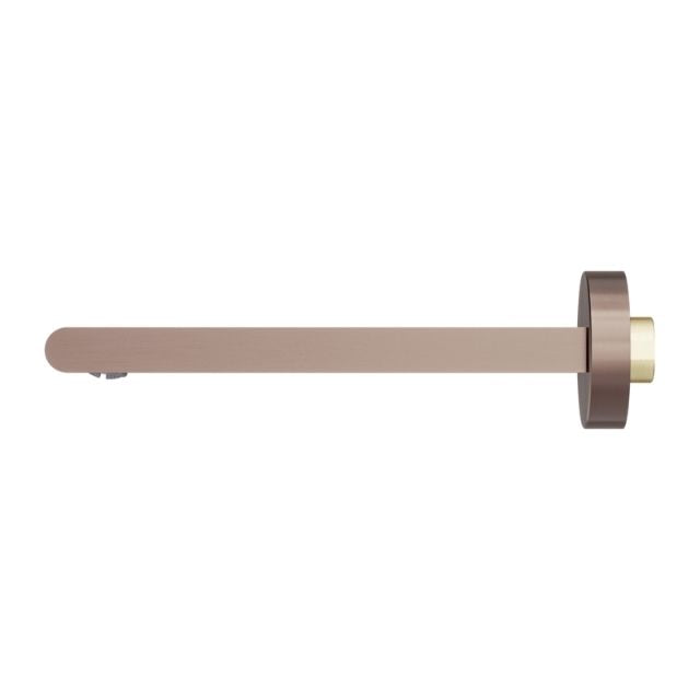 Nero Bianca Fixed Bath Spout Only 200mm Brushed Bronze