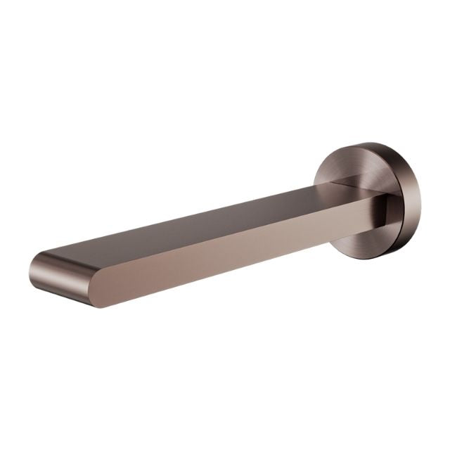 Nero Bianca Fixed Bath Spout Only 200mm Brushed Bronze