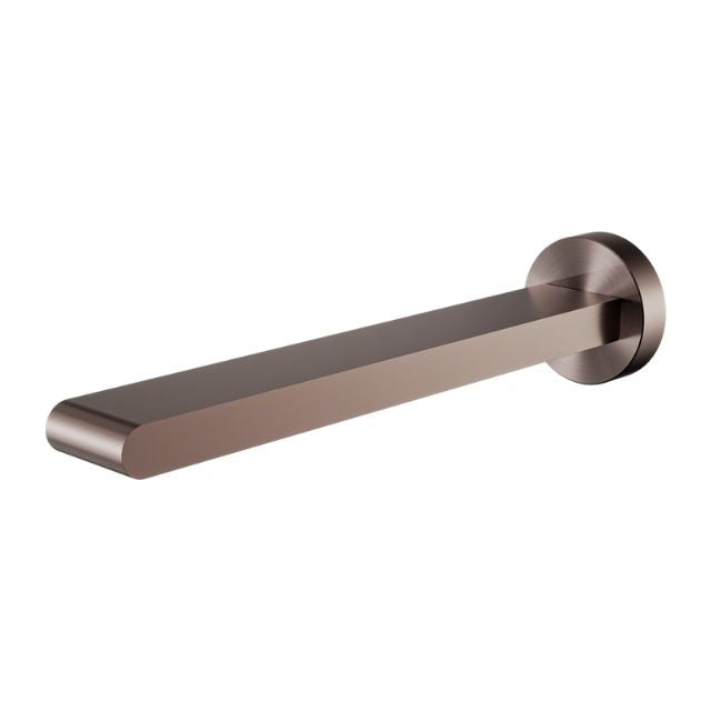 Nero Bianca Fixed Bath Spout Only 240mm Brushed Bronze