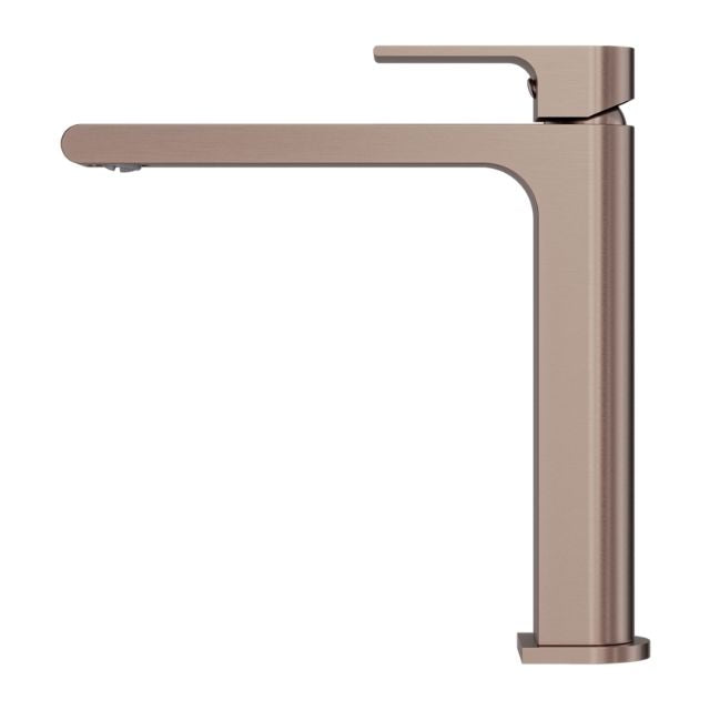 Nero Bianca Mid Tall Basin Mixer Brushed Bronze