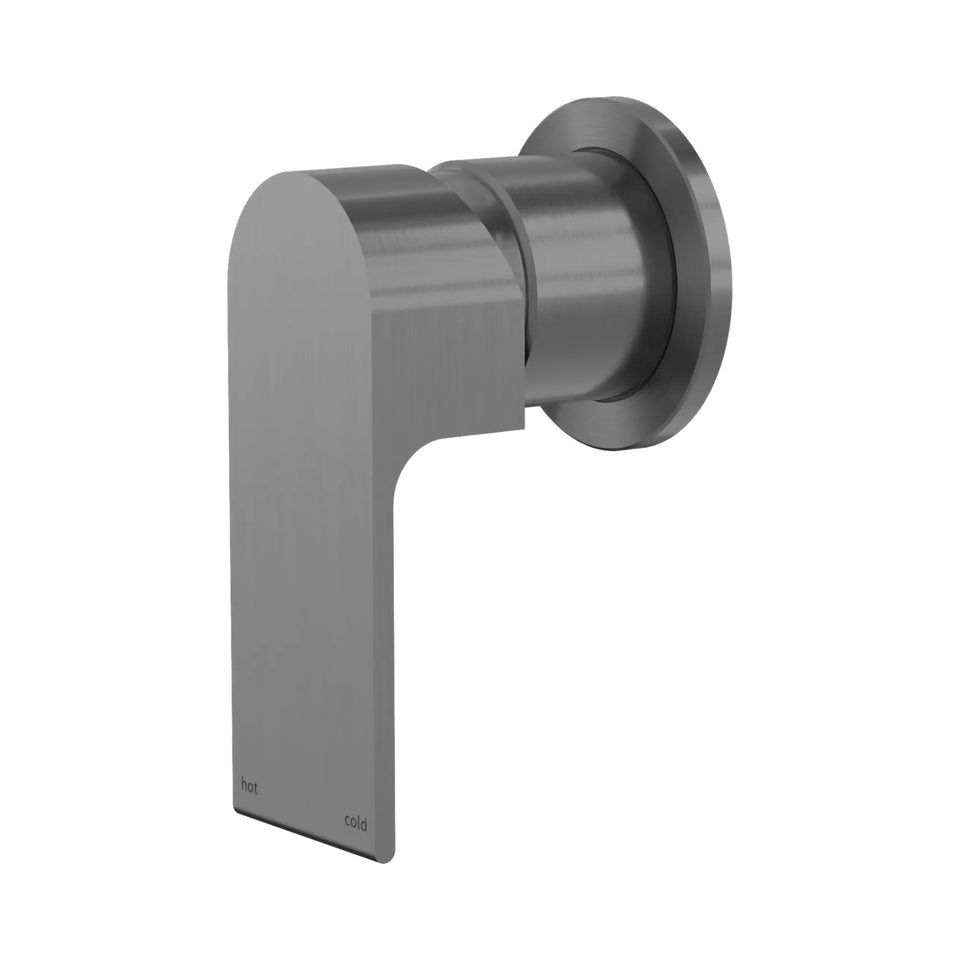 Nero Bianca Shower Mixer 60mm plate Gun Metal