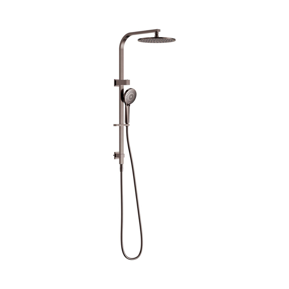 Nero Bianca Twin Shower Brushed Bronze
