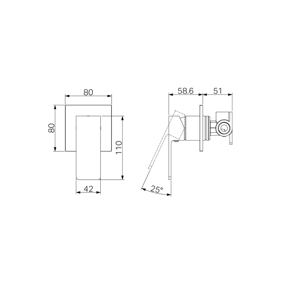 Nero Celia Shower Mixer Chrome