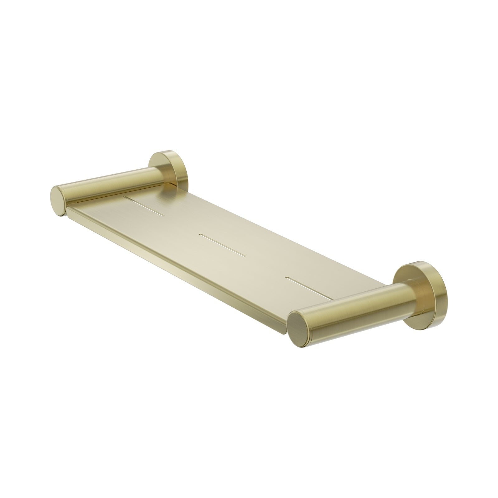 Nero Dolce II Metal Shower Shelf Brushed Gold NR2087ABG - The Blue Space