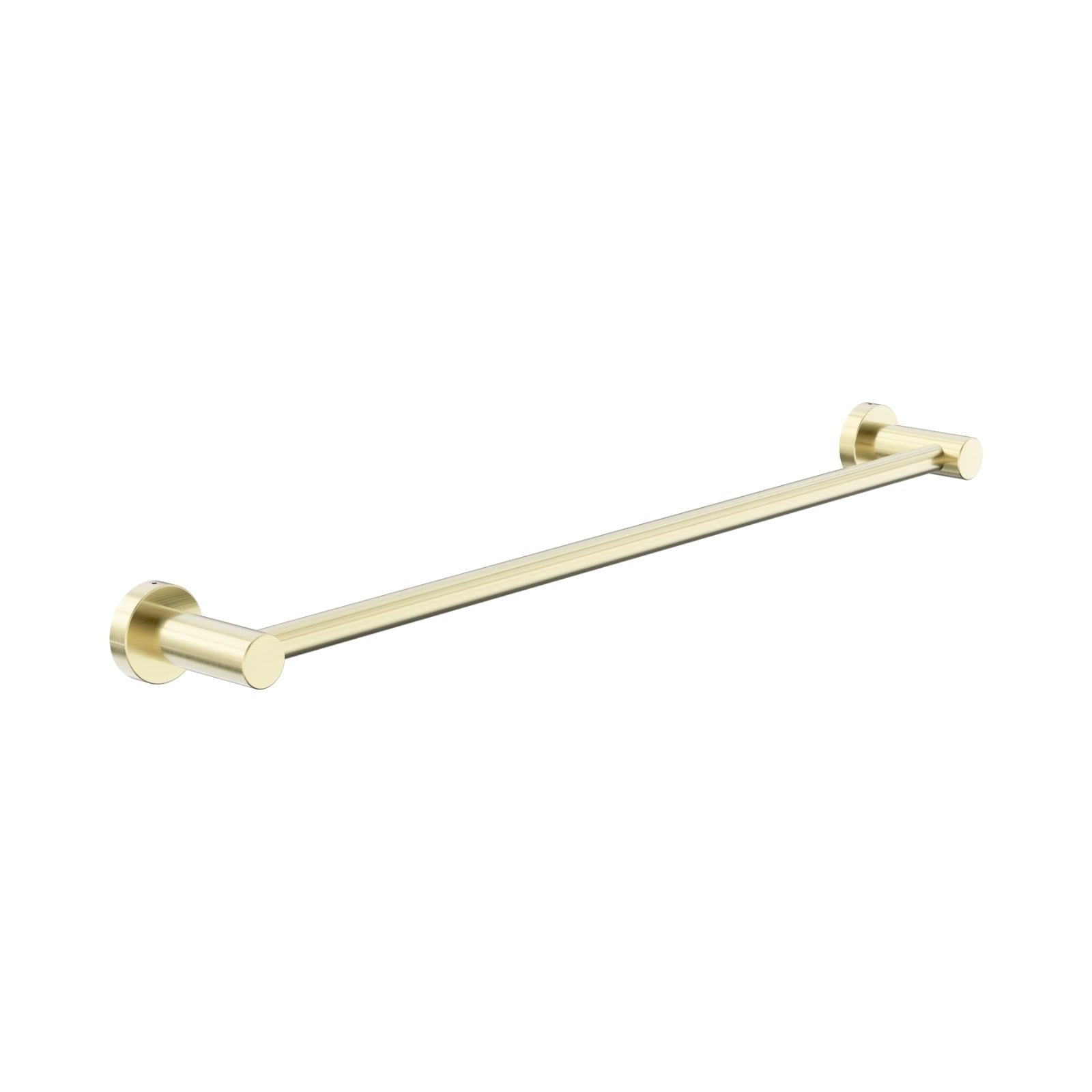 Nero Dolce II Single Towel Rail 600mm Brushed Gold NR2024BG - The Blue Space