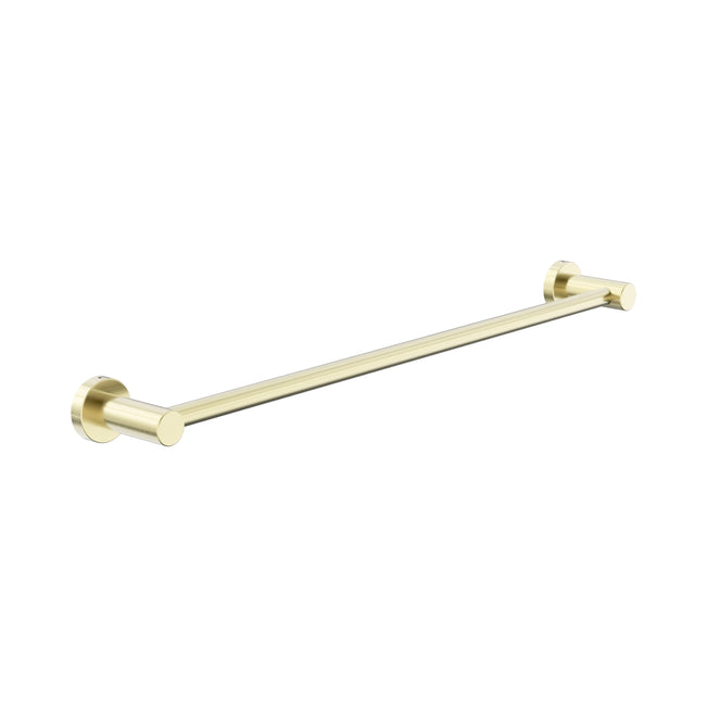 Nero Dolce II Single Towel Rail 600mm Brushed Gold NR2024BG - The Blue Space