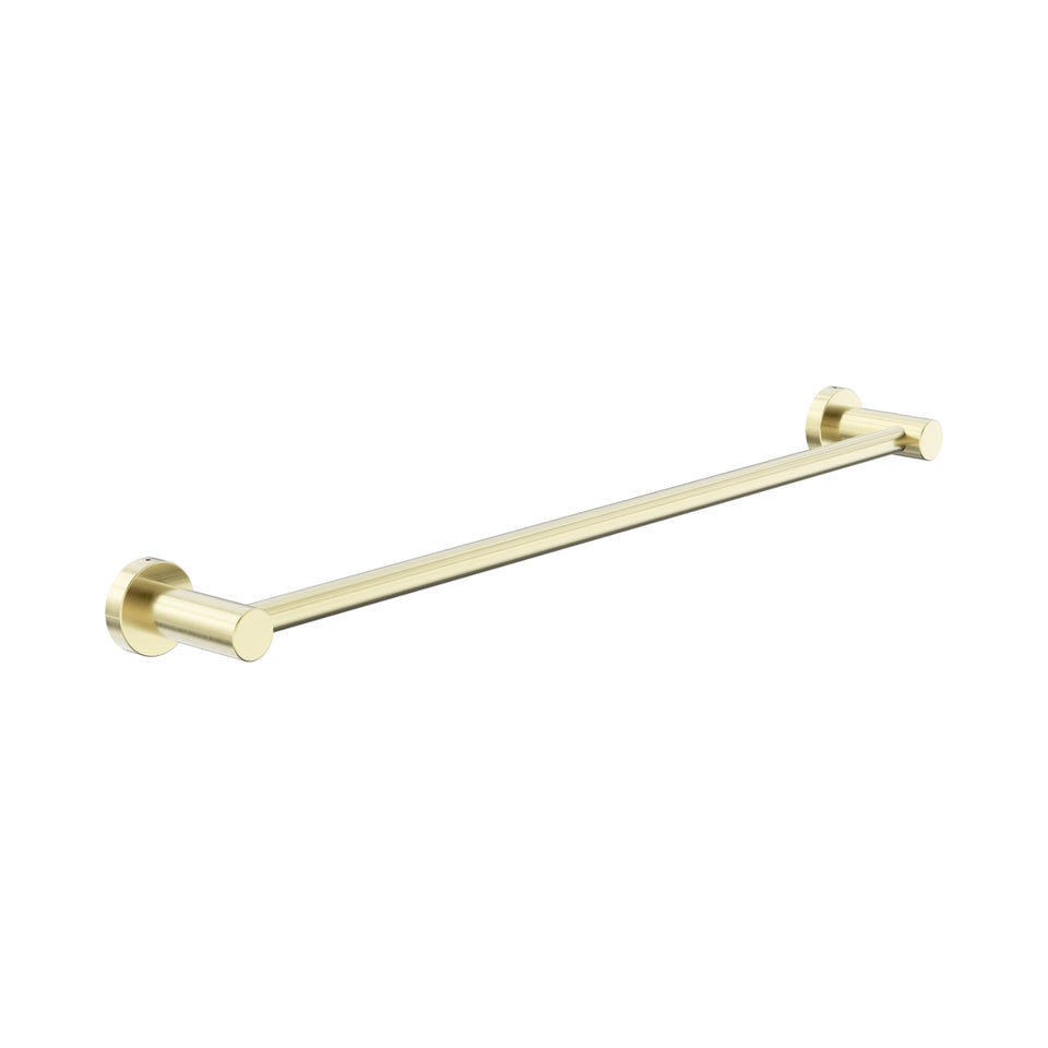 Nero Dolce II Single Towel Rail 600mm Brushed Gold