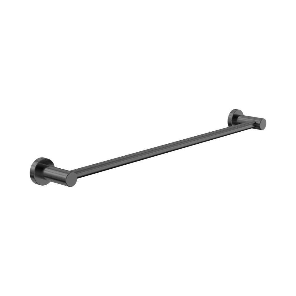 Nero Dolce II Single Towel Rail 600mm Gun Metal
