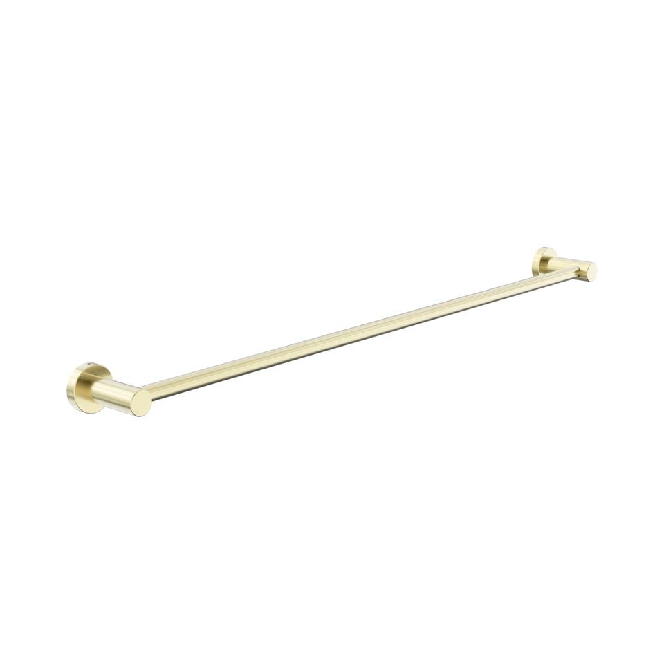 Nero Dolce II Single Towel Rail 800mm Brushed Gold