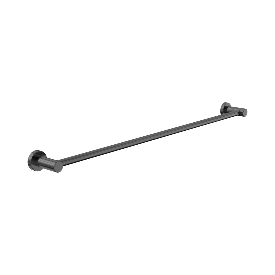 Nero Dolce II Single Towel Rail 800mm Gun Metal